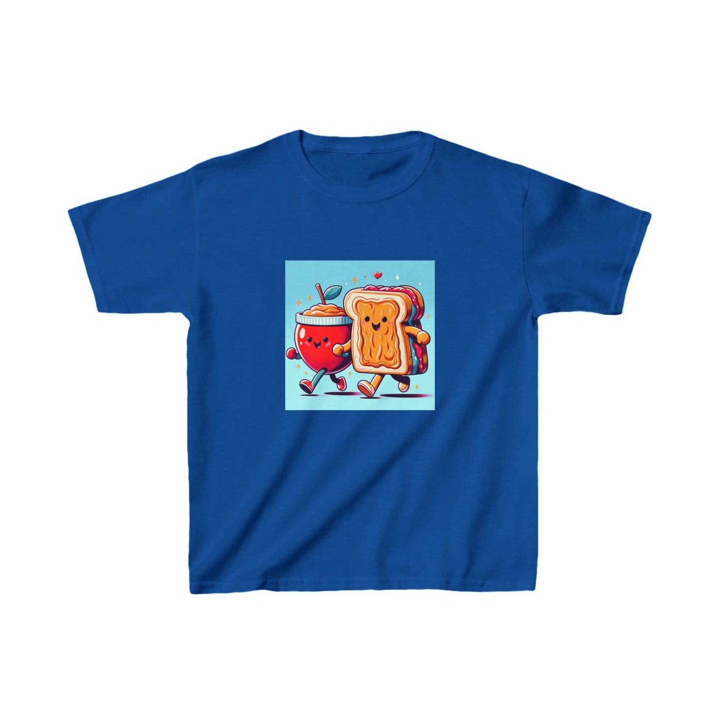 Kids Tee Cute Food Friends