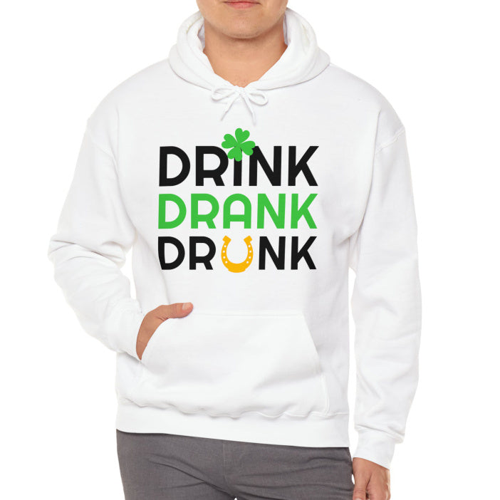 Mens Saint Patrick's Day Hooded Sweatshirt