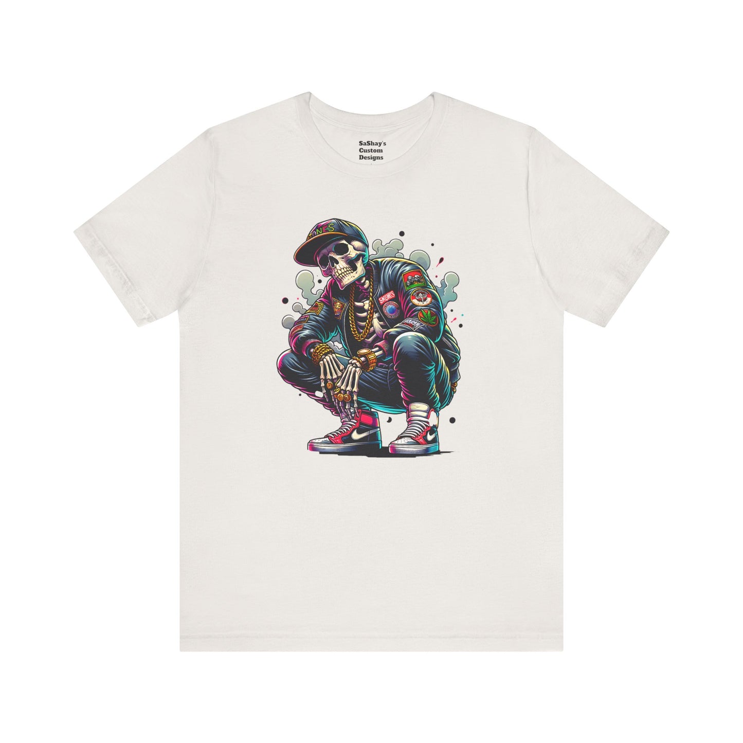 Mens Urban Vibe Skull Graphic Tshirt for Streetwear Lovers