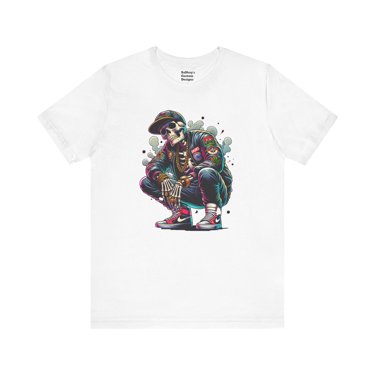 Mens Urban Vibe Skull Graphic Tshirt for Streetwear Lovers