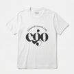 EGO White & Black Elevated Growth Only Tee - Streetwear