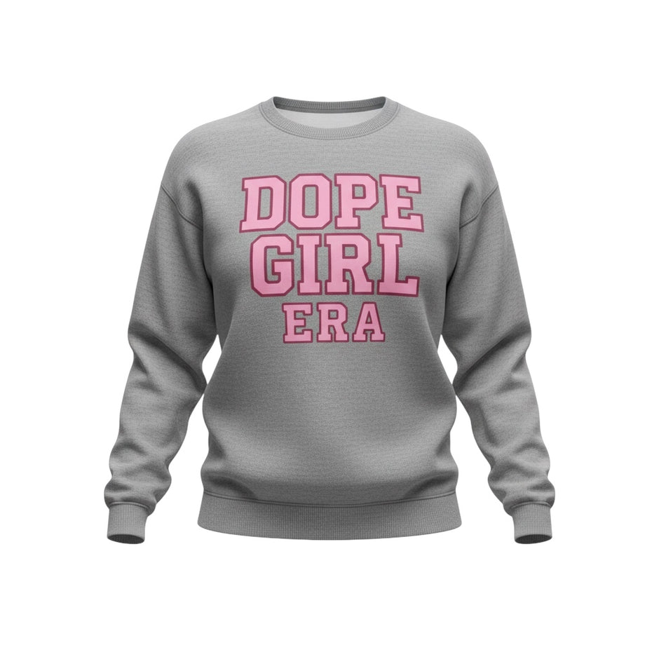 Oversized Grey Women’s Graduate Sweatshirt - Pink Statement