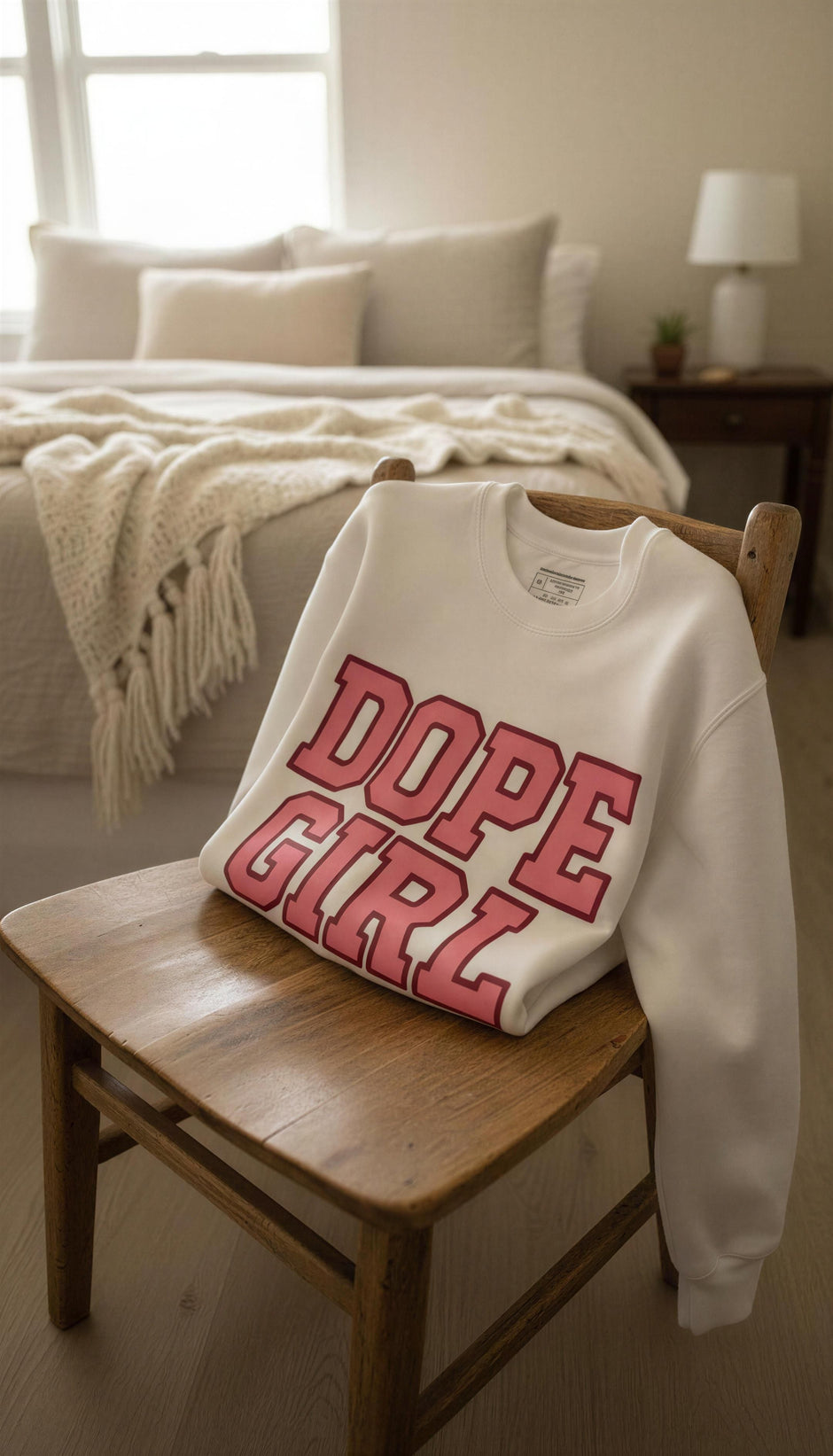 Oversized Grey Women’s Graduate Sweatshirt - Pink Statement