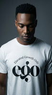 EGO White & Black Elevated Growth Only Tee - Streetwear